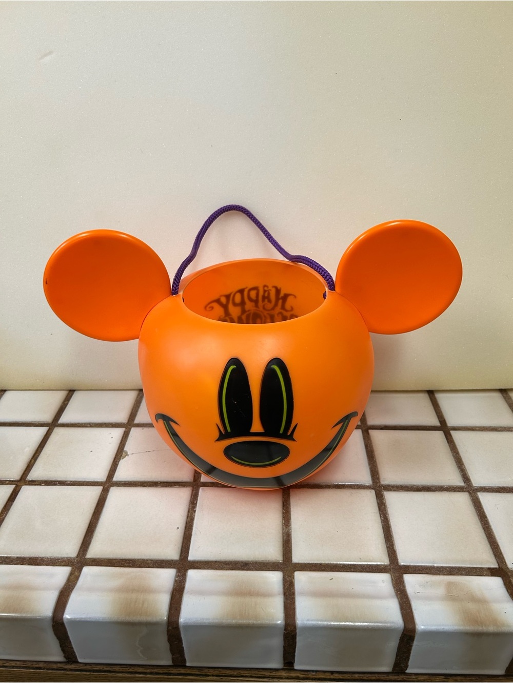 Disney Mickey Mouse Jack-o-Lantern Bucket